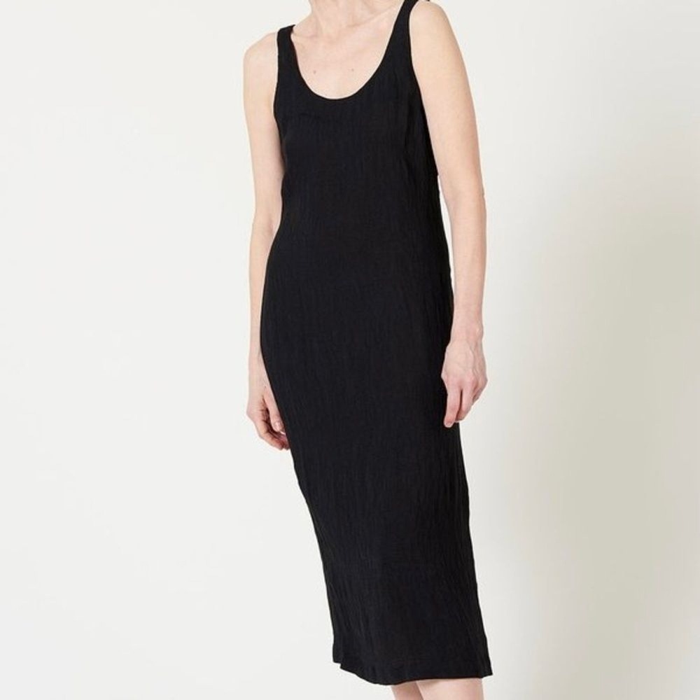 Raquel Allegra Easy Tank Dress, Black (Sz‎ 0)